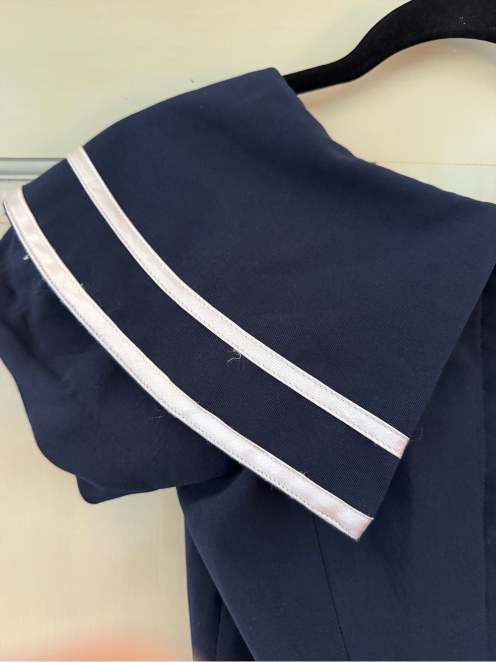 Bettie Page Navy Captain Dress with White Accents - Picture 9 of 15